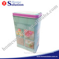 metal food storage container for kitchen